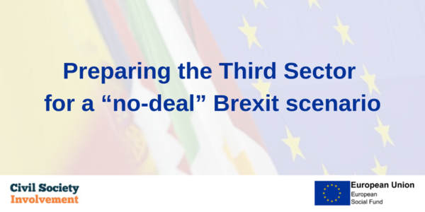 What does the government say about ERDF funding in the event of a “no-deal” Brexit?