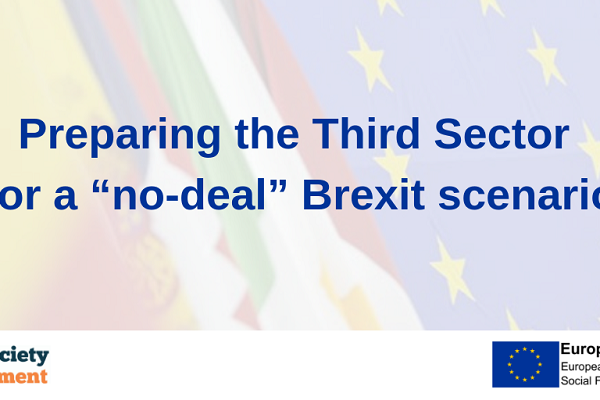 What does the government say about ERDF funding in the event of a “no-deal” Brexit?